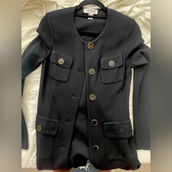 St. John Jackets & Blazers - Black st John collection pea coat